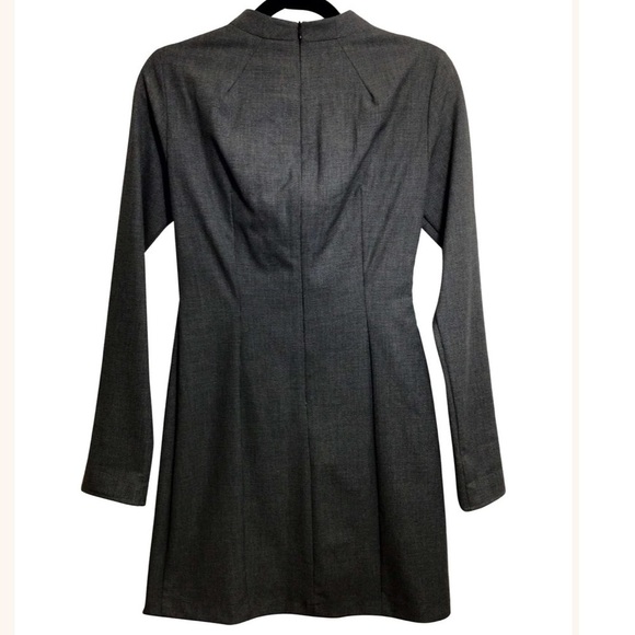 ZARA NWT Houndstooth Front Cut Out Mini Dress - Picture 3 of 5